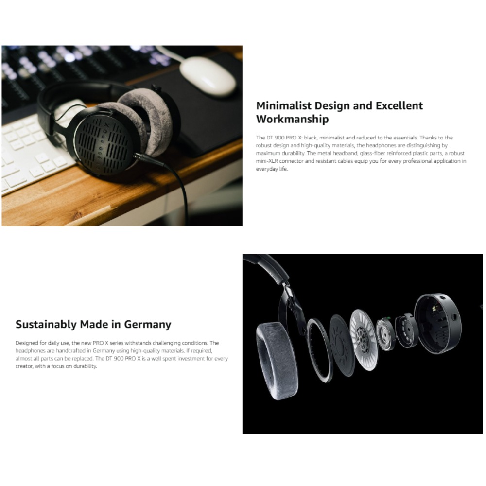 Beyerdynamic DT 900 PRO X Prof - Audiophile Headphone Wired recension och pris