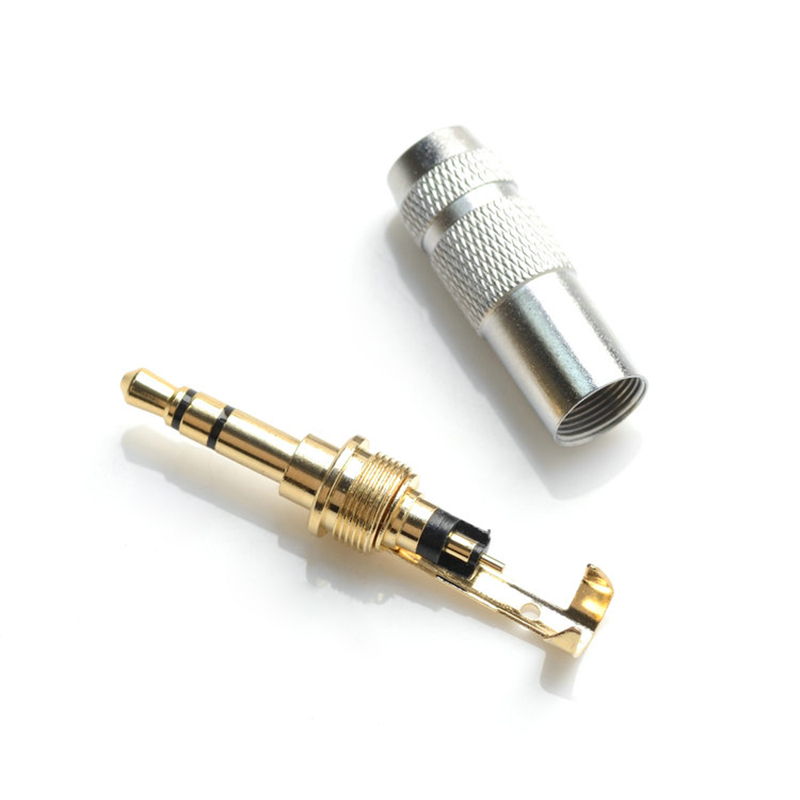 1pcs Gold Plated 3.5mm Jack Au - Audiophile Headphone Wired recension och pris