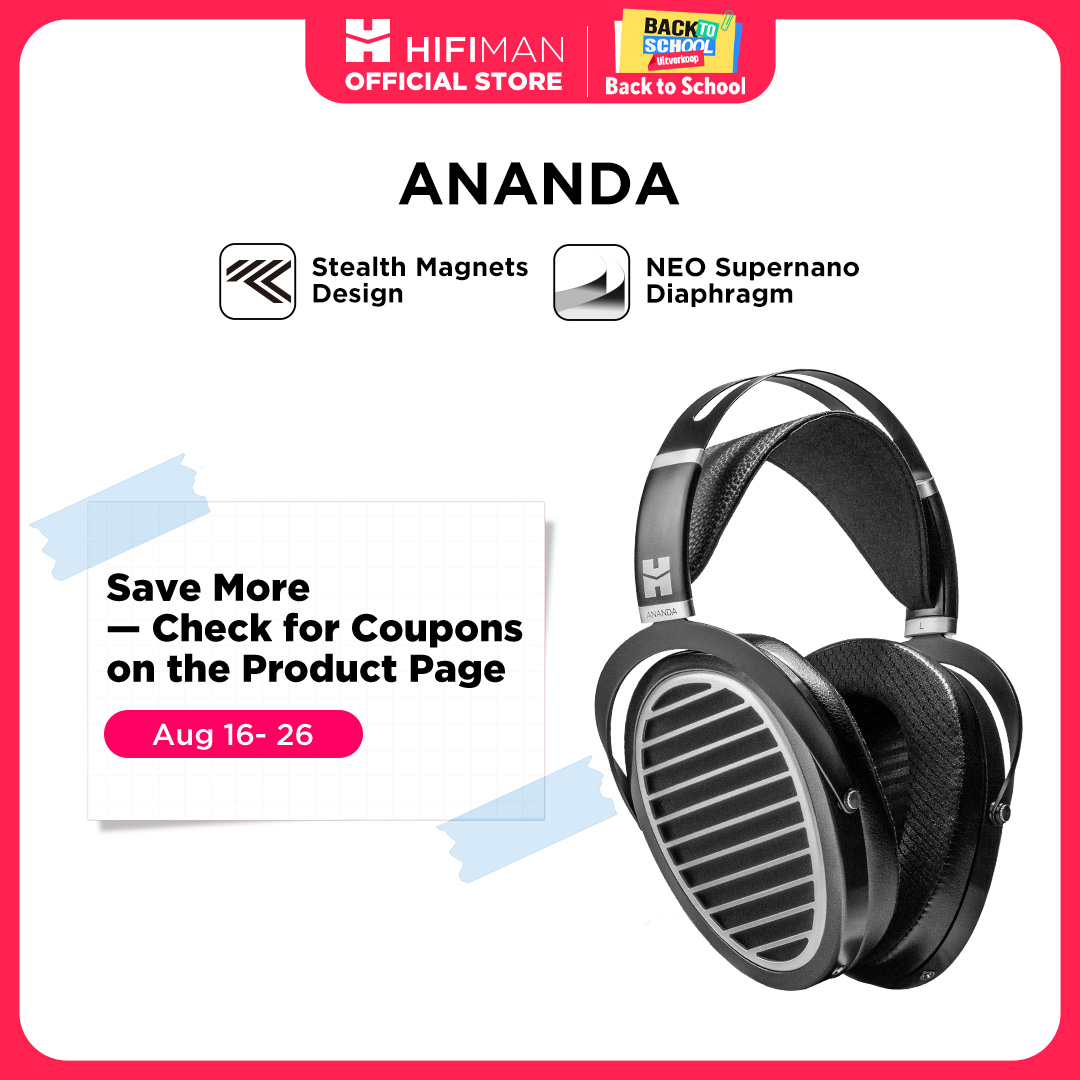 Refurbished: HIFIMAN Ananda St - Audiophile Headphone Wired recension och pris