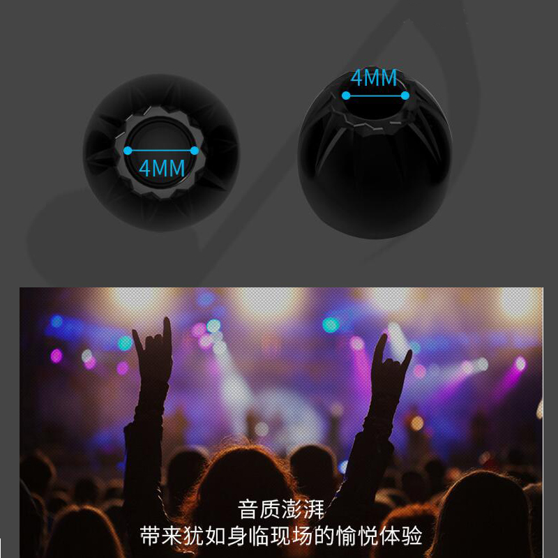 In-Ear Earcaps For KZ Earphone - Earphone Foam Tip recension och pris