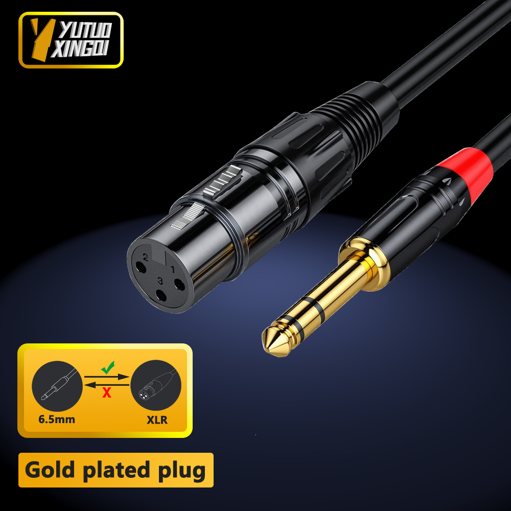 6.5mm Audio To XLR Female Audi - Audio Splitter Y recension och pris