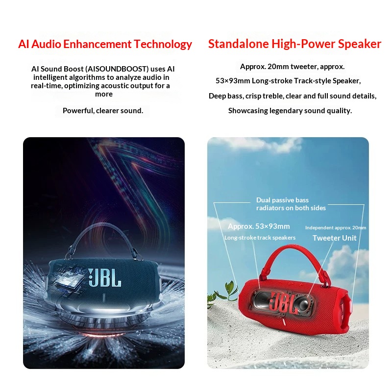 JBL CHARGE6 Outdoor Bluetooth  - Anker Speaker Soundcore Boom 2 recension och pris