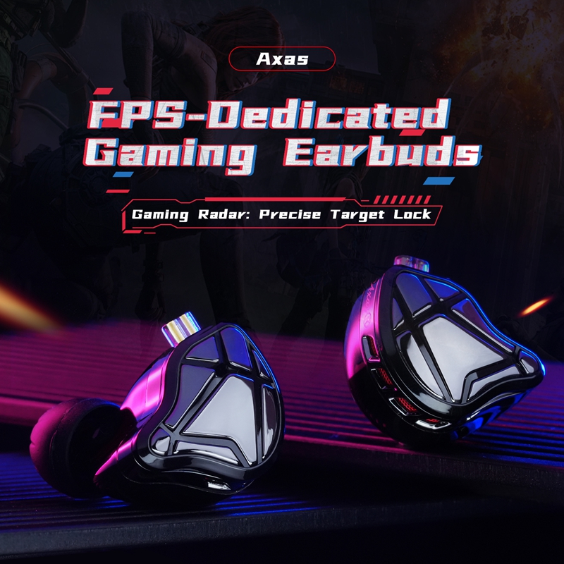  KZ Axas FPS Gaming IEM Headp - Audiophile Headphone Wired recension och pris